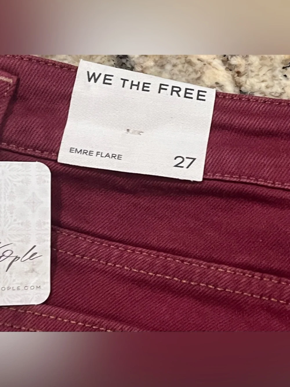 NWT Free People Emre Low Rise Flare Jeans - Picture 14 of 15